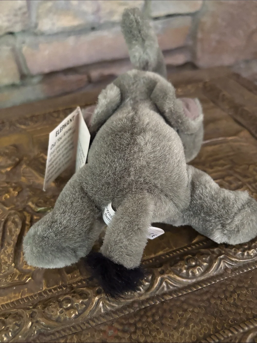 NWT Plush Gray Elephant Stuffed Animal